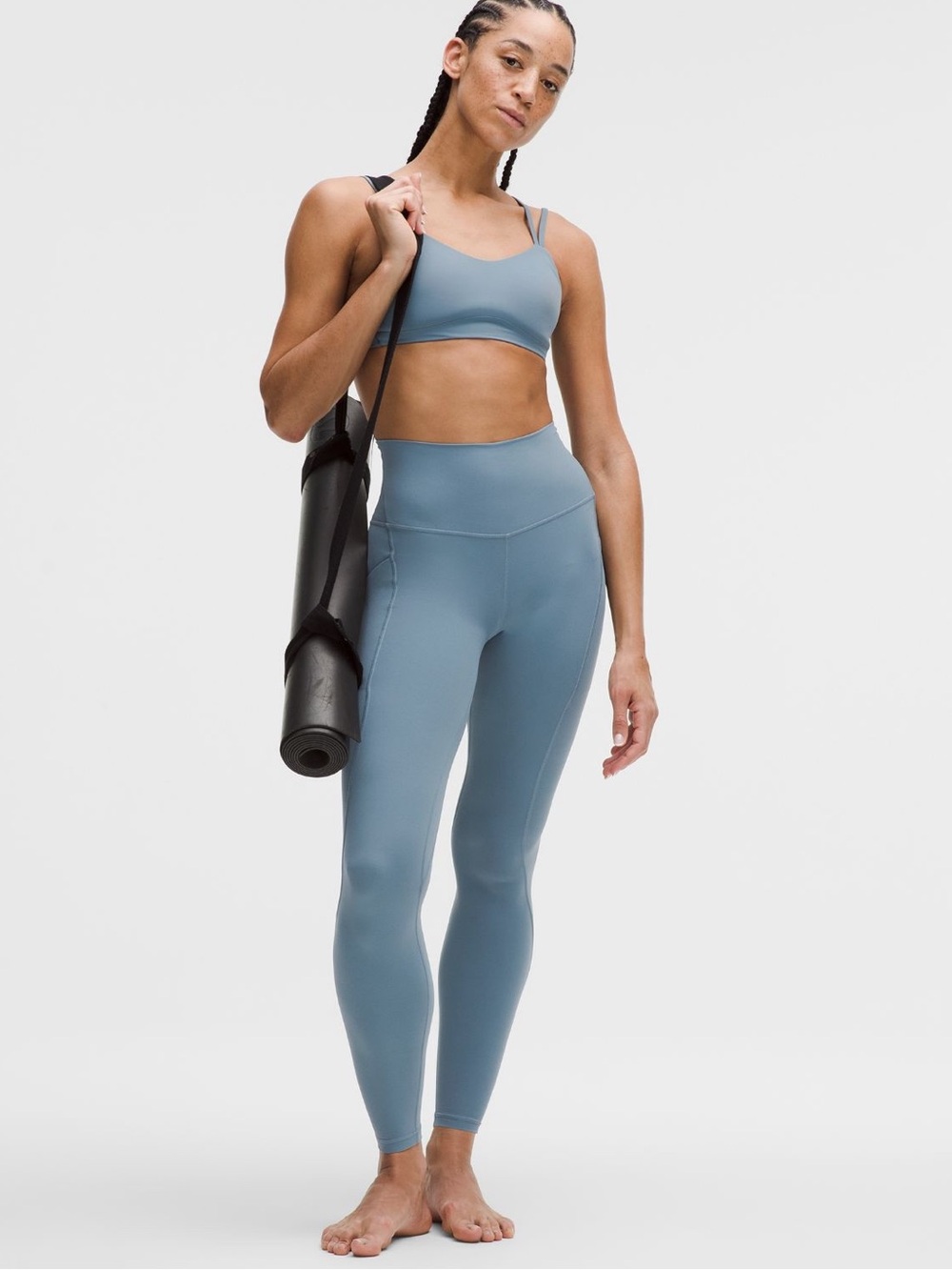 Lululemon Align Pant with Pockets 28”, Steel Blue, Size 6